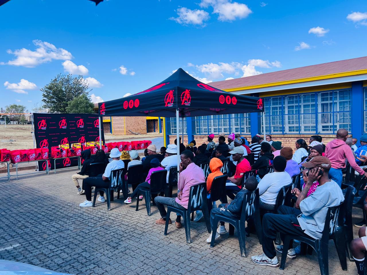 Community seated for the programme